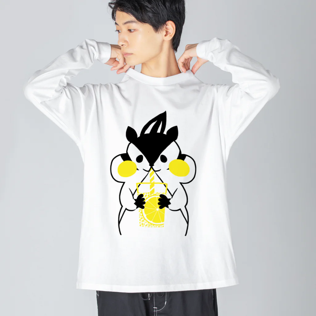 tafu tafuのレモネードしまさん Big Long Sleeve T-Shirt