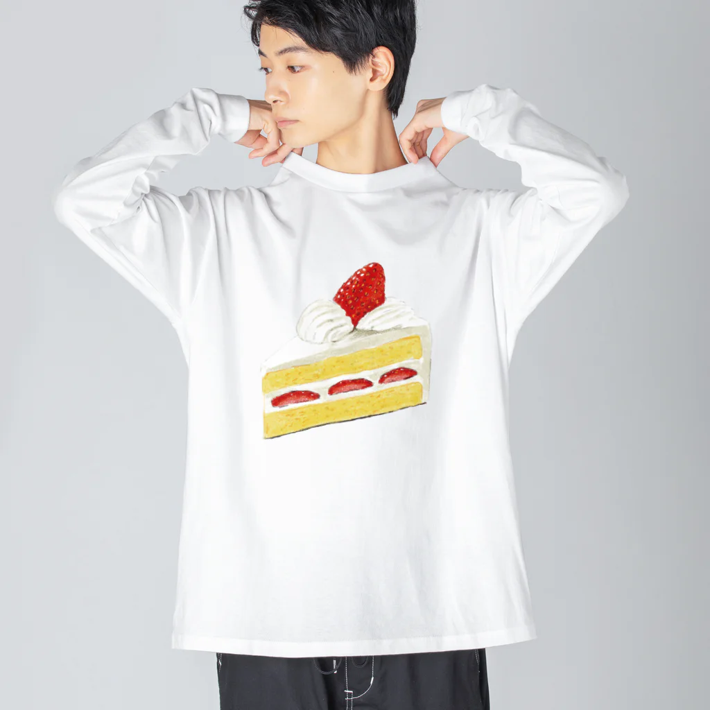 eyescreamのショートケーキ ビッグシルエットロングスリーブTシャツ