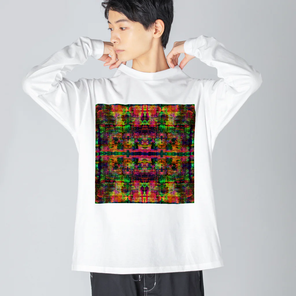 egg Artworks & the cocaine's pixの『8 ฿₶ ₩∅яι|d』 Big Long Sleeve T-Shirt