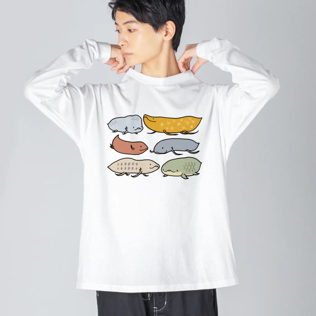 幻想水系branch　byいずもり・ようのFish or Newt? ビッグシルエットロングスリーブTシャツ