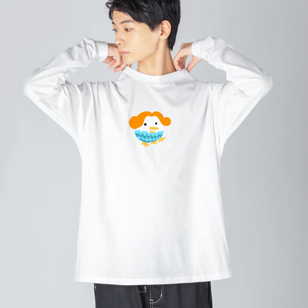 satomimitsukiのアマビナちゃん 枠なしカラー Big Long Sleeve T-Shirt