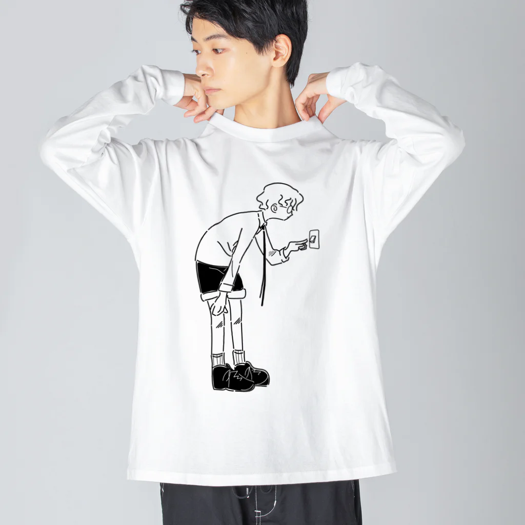 onji_goodsの切り替える Big Long Sleeve T-Shirt