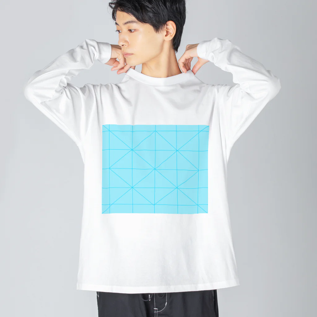 yumizakuraの模様 ビッグシルエットロングスリーブTシャツ