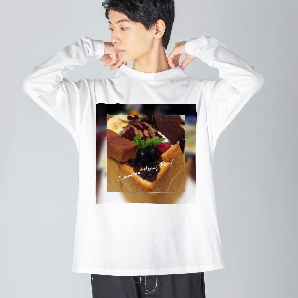 pulu's shopの魅惑のあまーいスイーツはいかが？ Big Long Sleeve T-Shirt