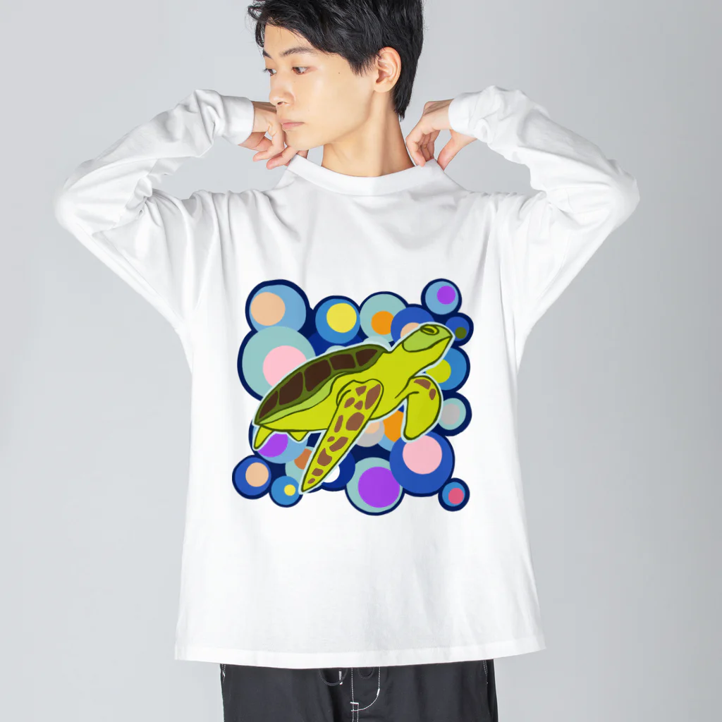 prunelleのバブルカメ Big Long Sleeve T-Shirt