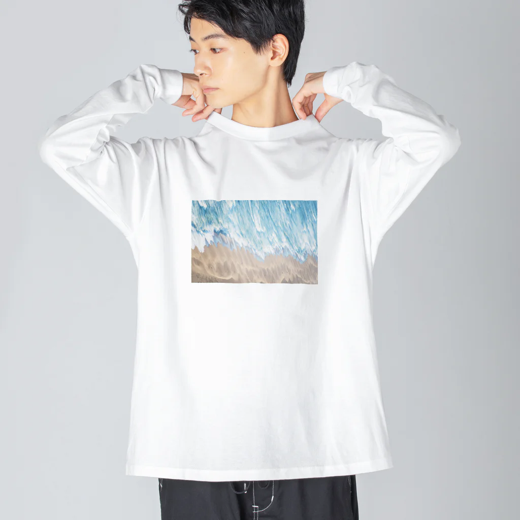 ShotaMiyakeの波の写真 Big Long Sleeve T-Shirt