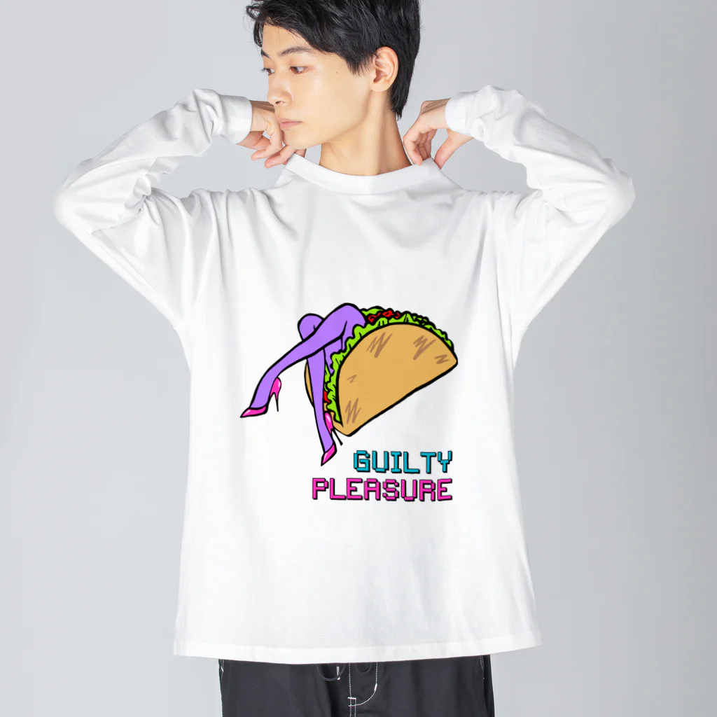 Mieko_Kawasakiのタコス中毒🌮 ビッグシルエットロングスリーブTシャツ