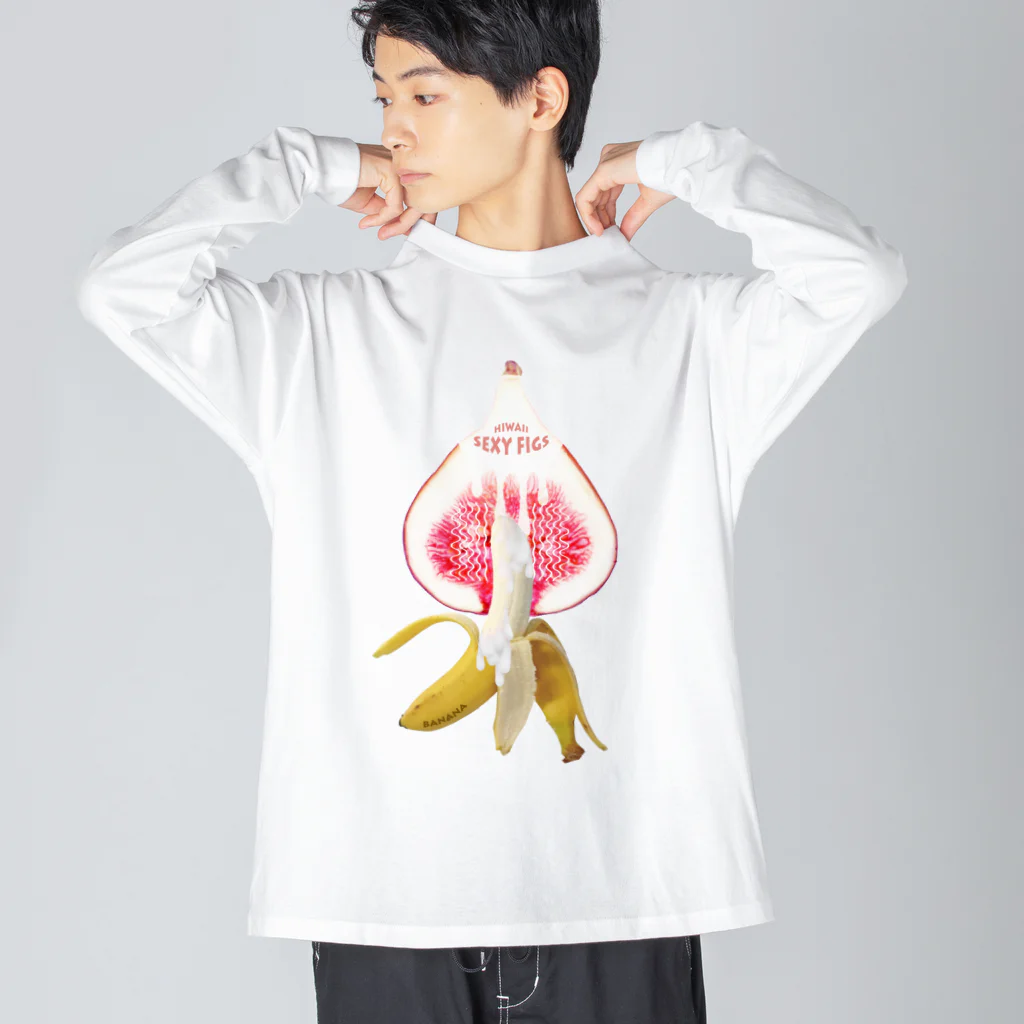 tottoのHiwaii／魅惑のイチジク×バナナ Big Long Sleeve T-Shirt