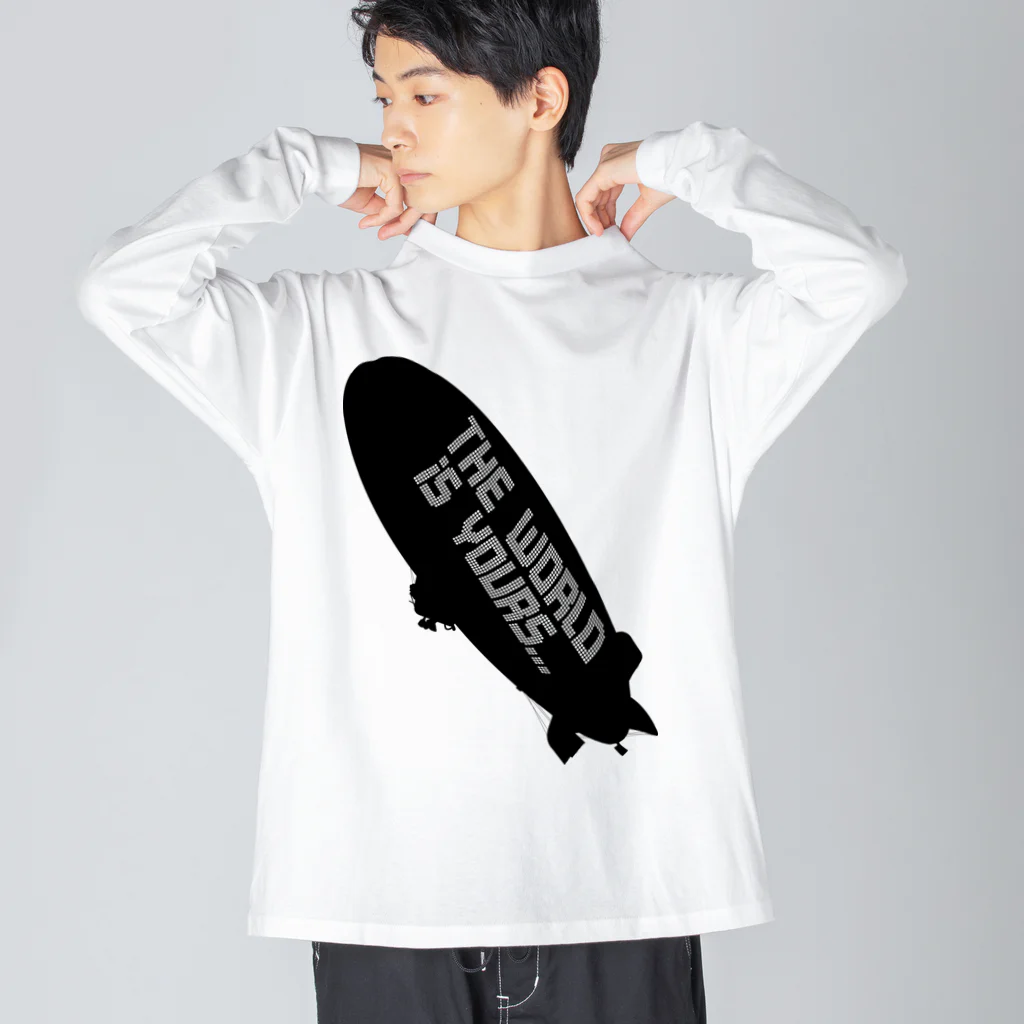 stereovisionのTHE WORLD IS YOURS…（飛行船のみvr） Big Long Sleeve T-Shirt