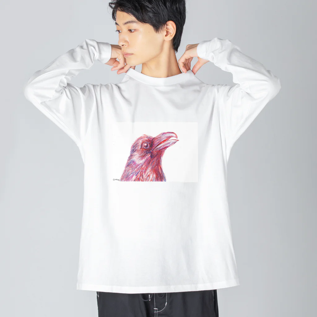 catherのからす.rpb ビッグシルエットロングスリーブTシャツ