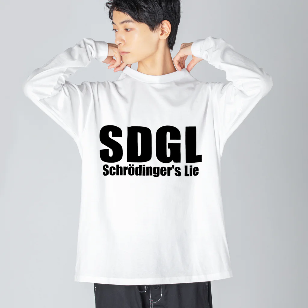 シュレディンガーの嘘のSDGL logo ビッグシルエットロングスリーブTシャツ