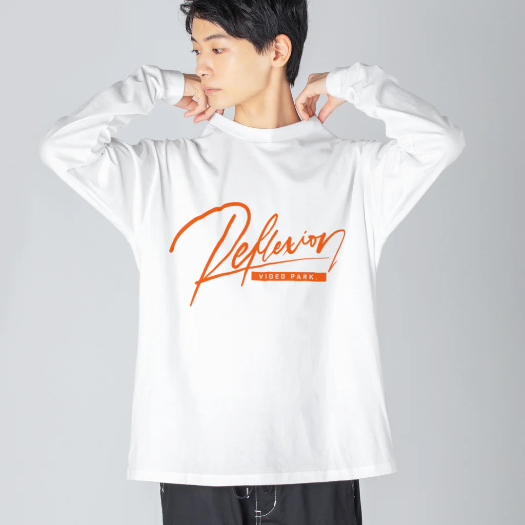 grat craftのREFLEXION videopark (orange) ビッグシルエットロングスリーブTシャツ