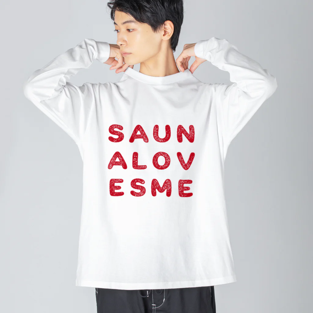 God is in the SaunaのSauna Loves Me ビッグシルエットロングスリーブTシャツ