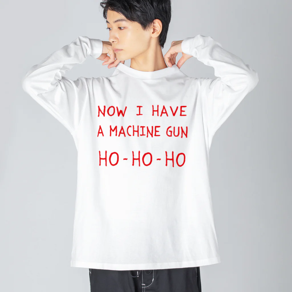 stereovisionのマシンガンは頂戴した HO-HO-HO ビッグシルエットロングスリーブTシャツ