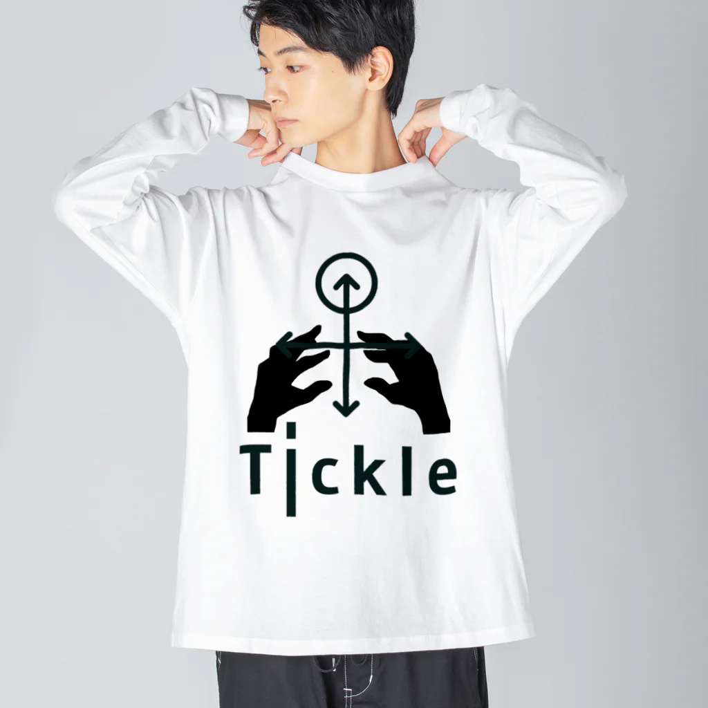 蜜ʕ•ﻌ•✻のtickleグッズ ビッグシルエットロングスリーブTシャツ