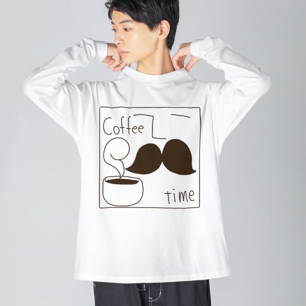 ぱくちのお店の珈琲時間 Big Long Sleeve T-Shirt