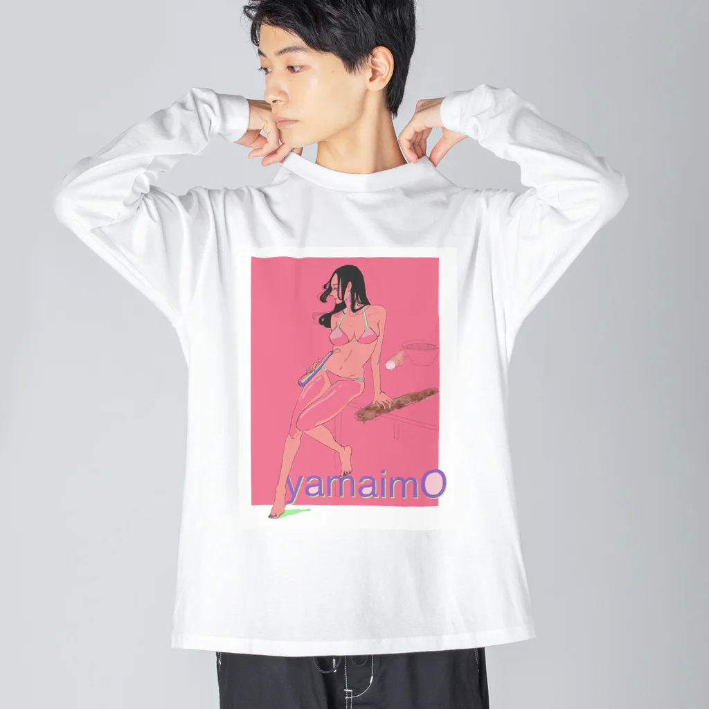 ほののいしょっぷの山芋 水着 スタイリッシュ Big Long Sleeve T-Shirt