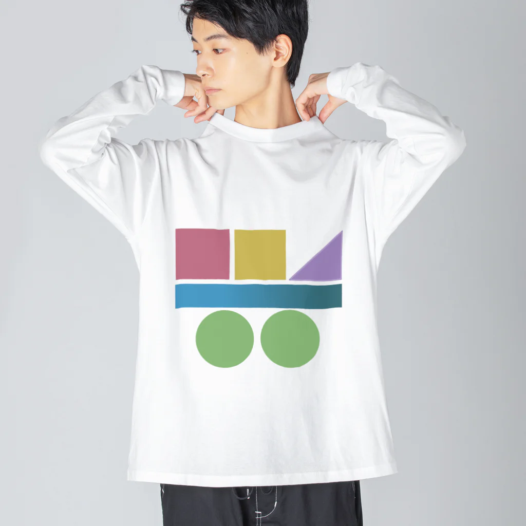 kinoao shopのつみき Big Long Sleeve T-Shirt