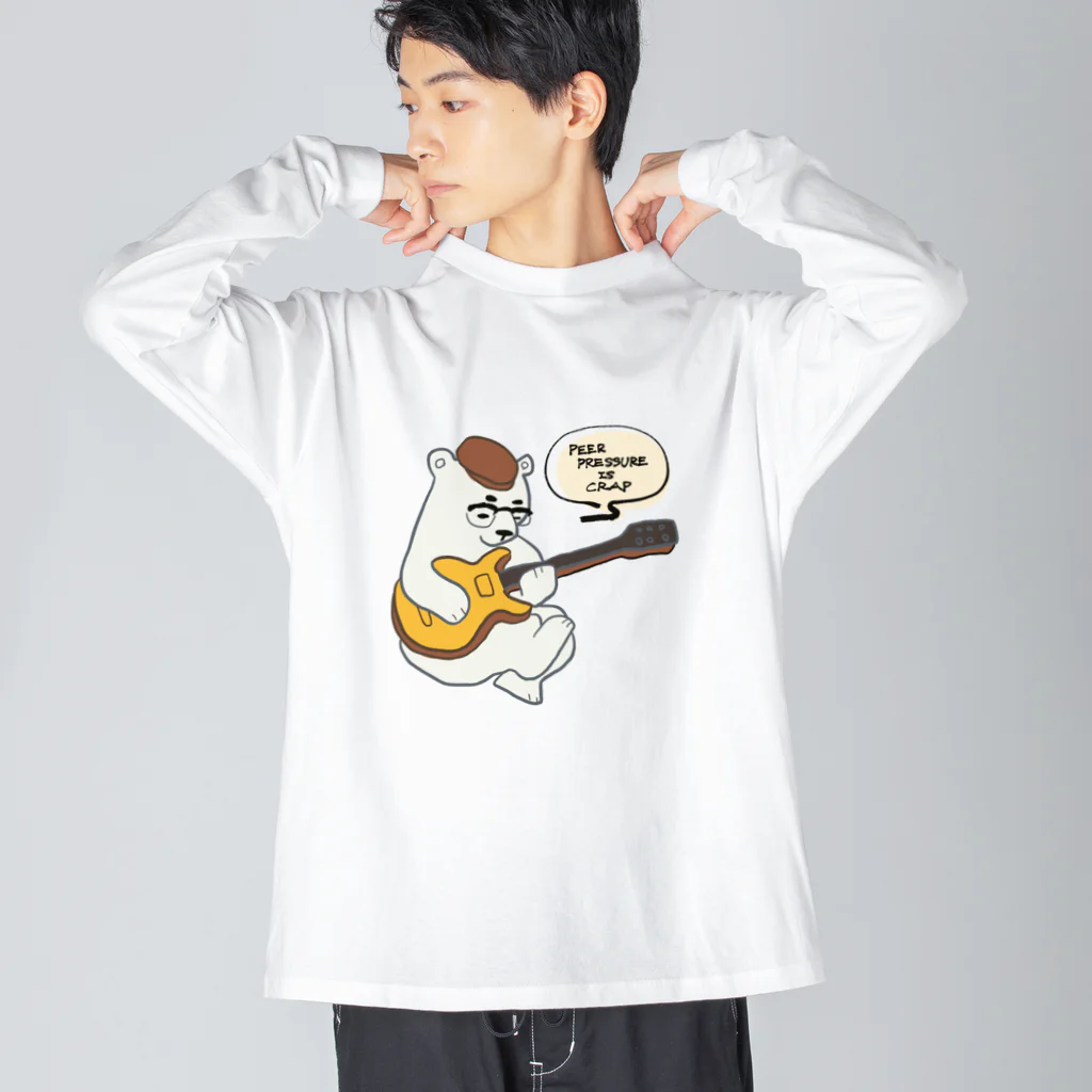 Myamoのしろくまのシブいロッカー Big Long Sleeve T-Shirt