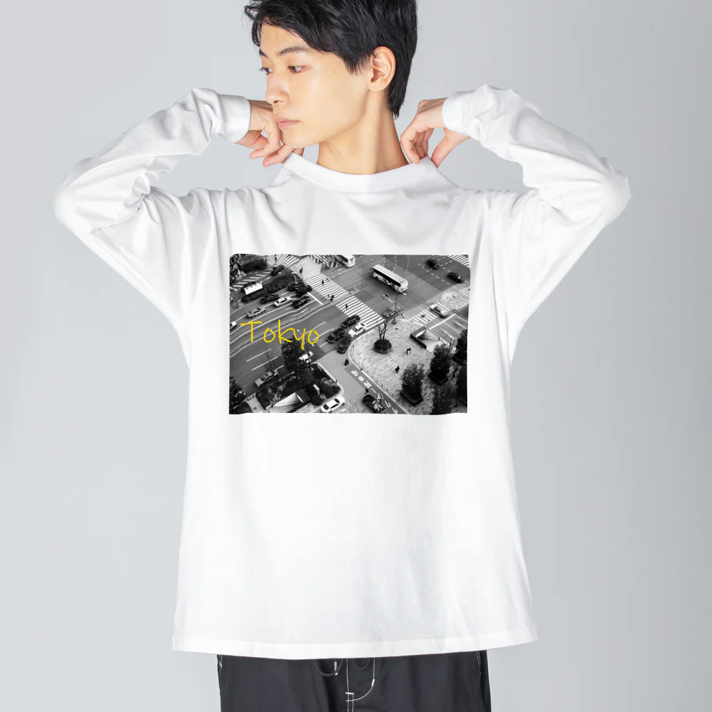 photo-kiokuの東京 ビッグシルエットロングスリーブTシャツ