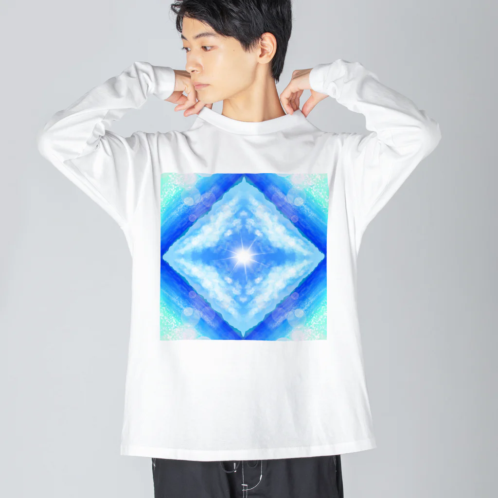 SunnySOWERSのSea mandala ビッグシルエットロングスリーブTシャツ