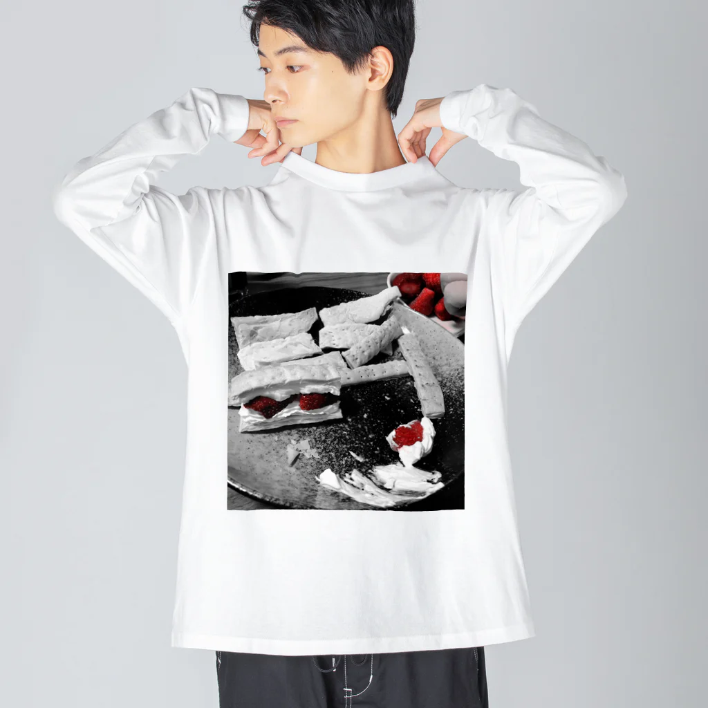 nikuiineの苺のミルフィーユ Big Long Sleeve T-Shirt
