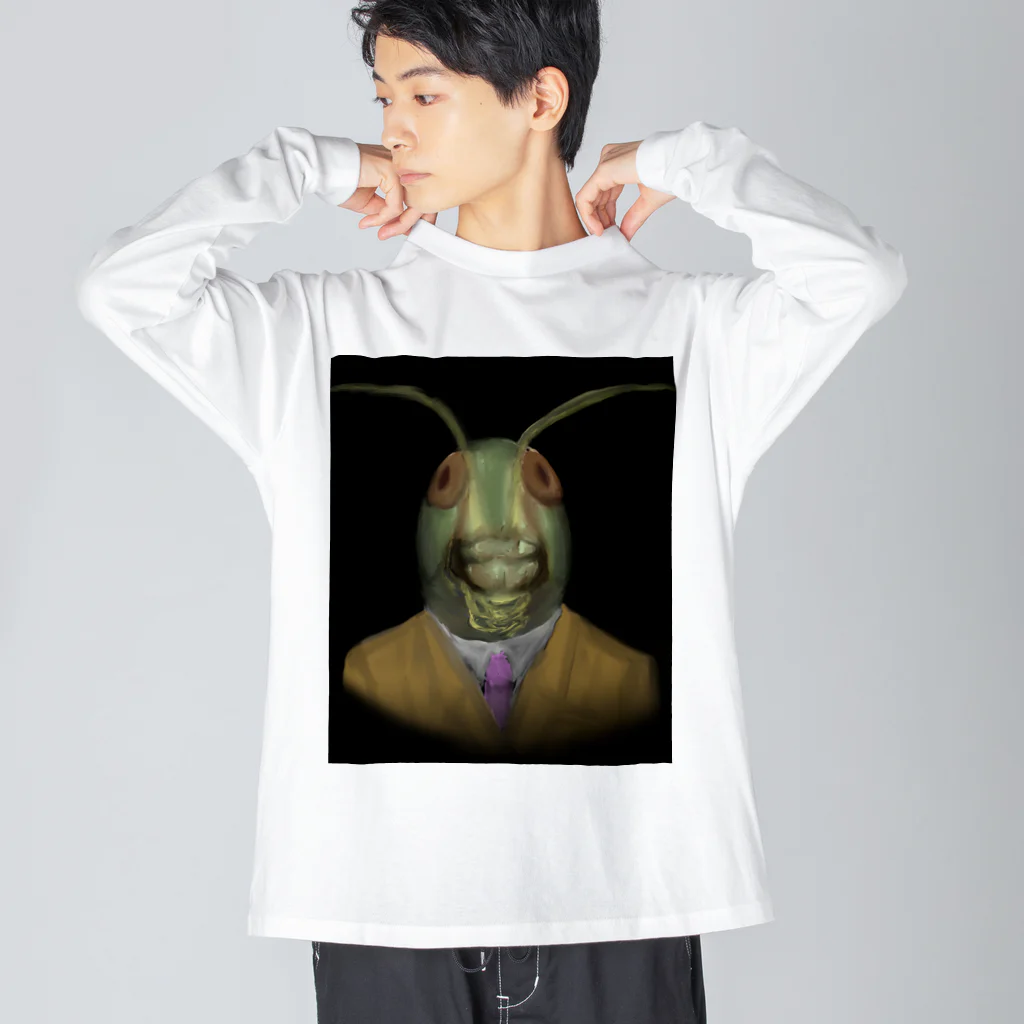 underBOZE.comのバッタのおじさん Big Long Sleeve T-Shirt