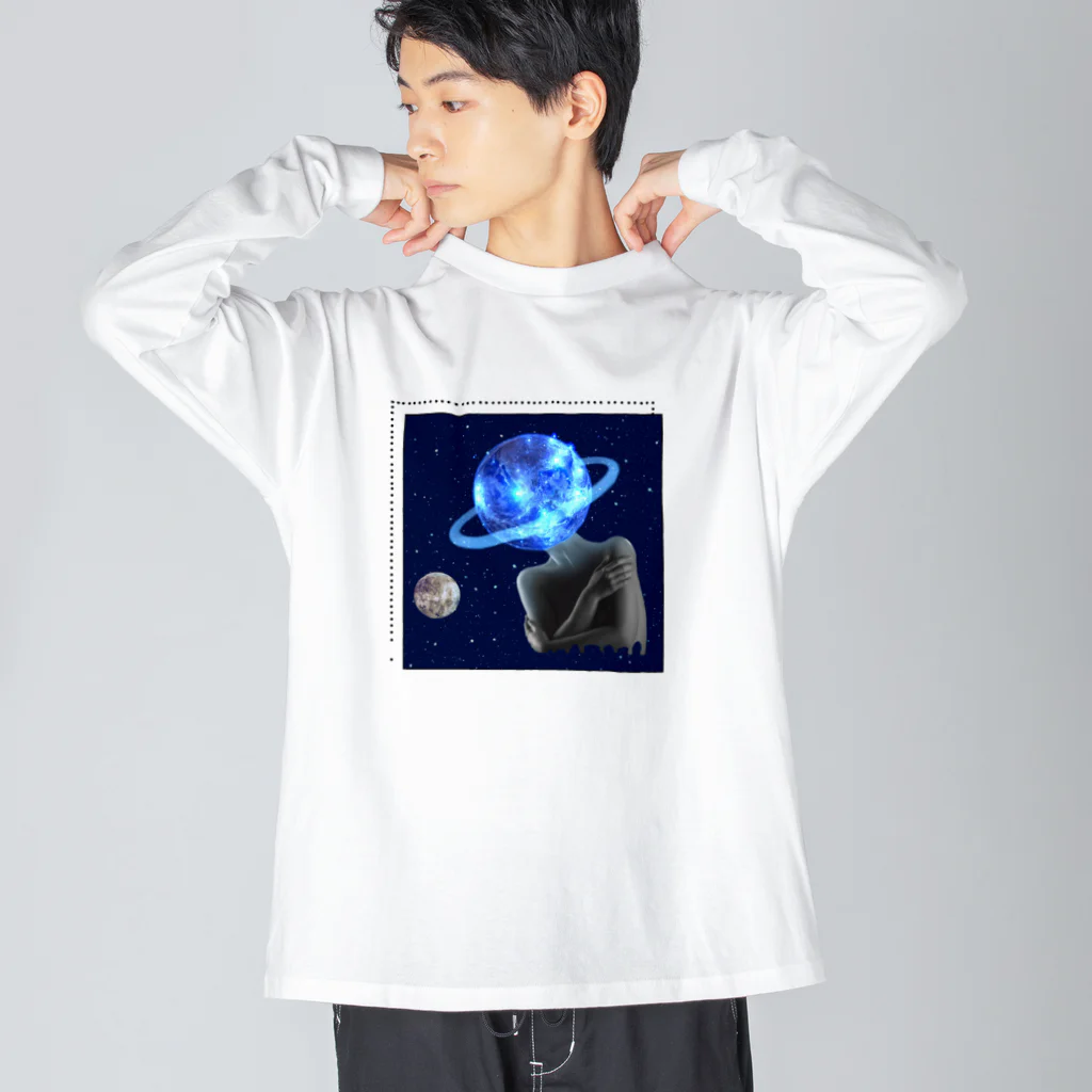 ないものねだりの星が綺麗ですね ビッグシルエットロングスリーブTシャツ