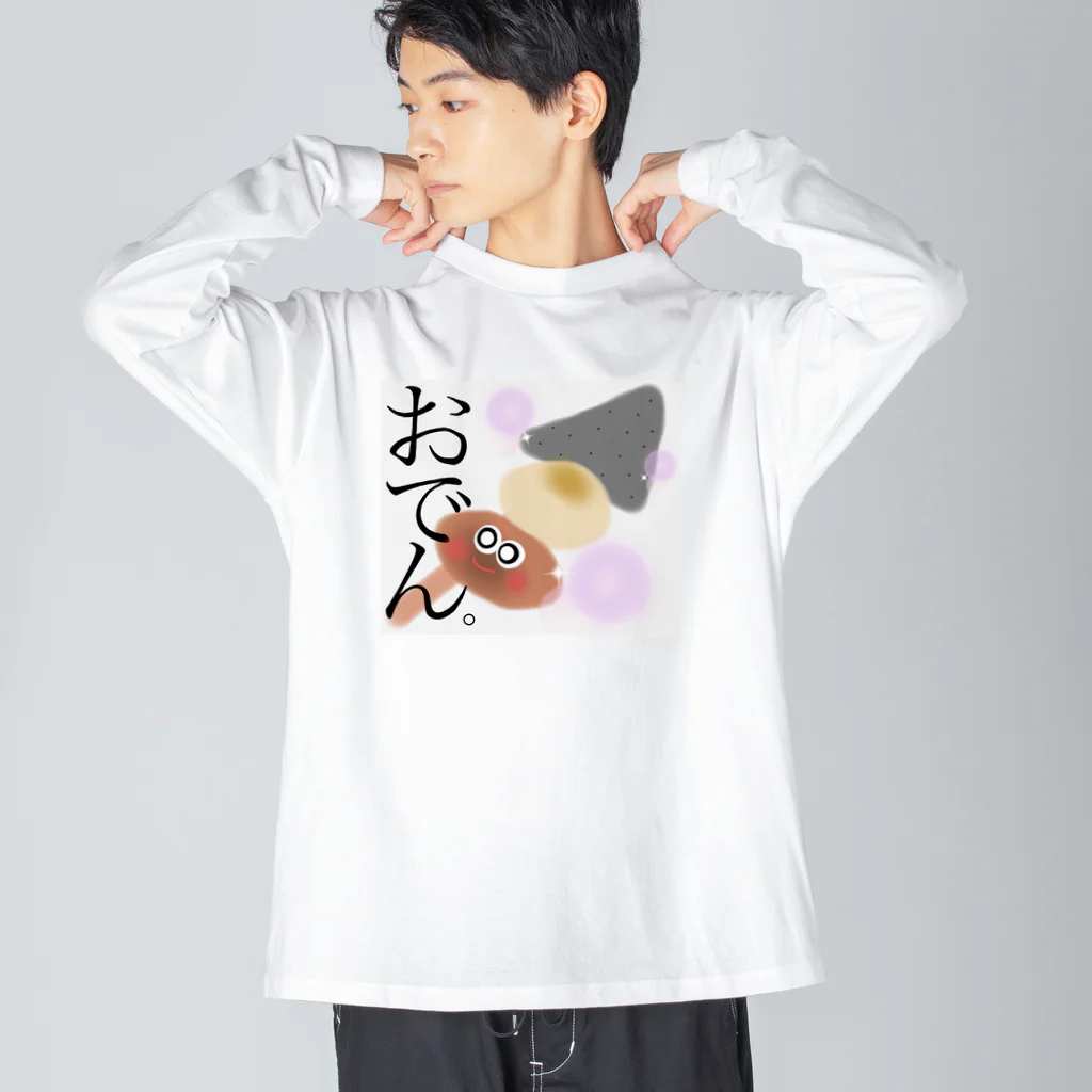 m/kのおでん ビッグシルエットロングスリーブTシャツ