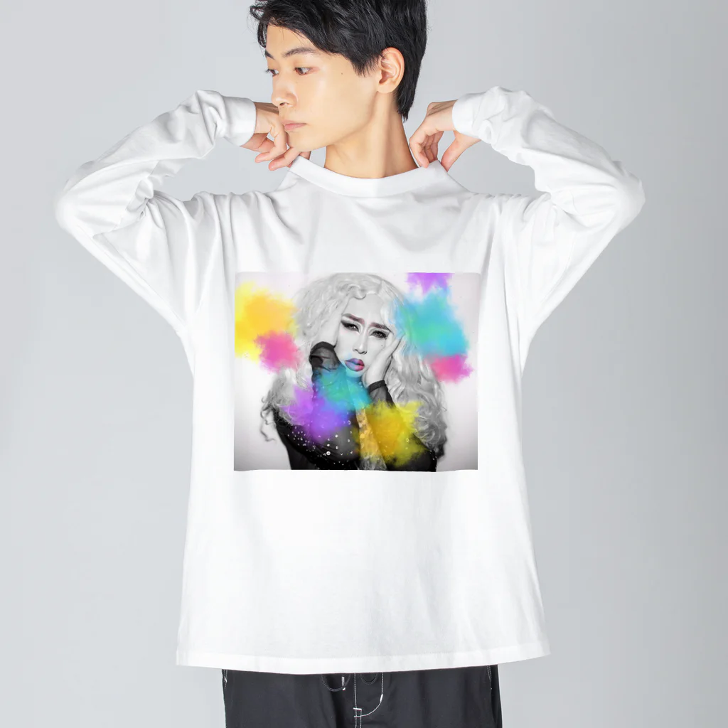 雄大と書いてゆうたショップのrainbowはLGBT Big Long Sleeve T-Shirt