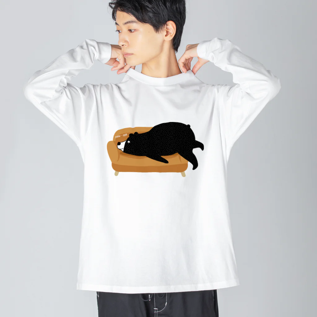 プリティベアのスリーピングベア Big Long Sleeve T-Shirt