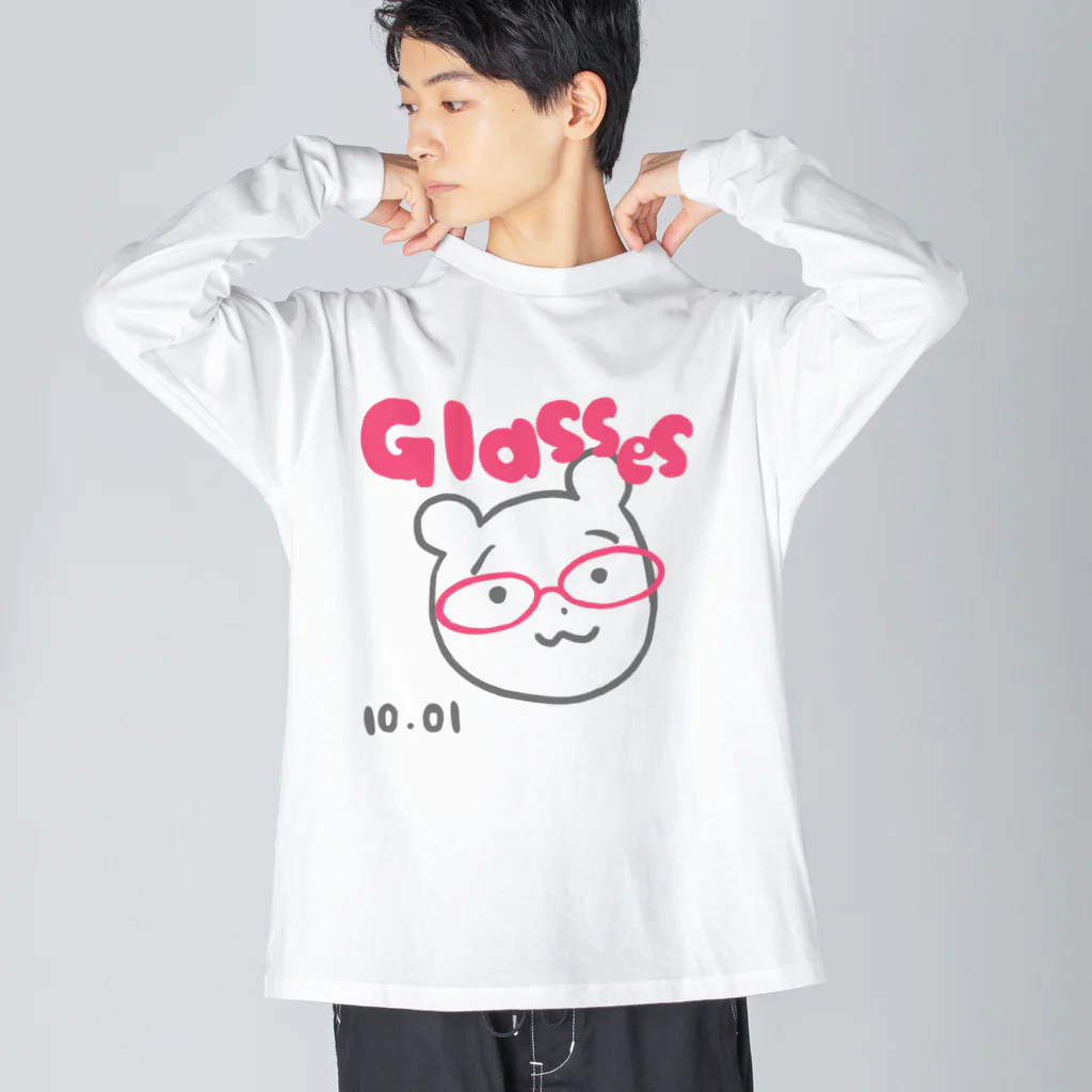 プペポ屋のメガネの日 Big Long Sleeve T-Shirt