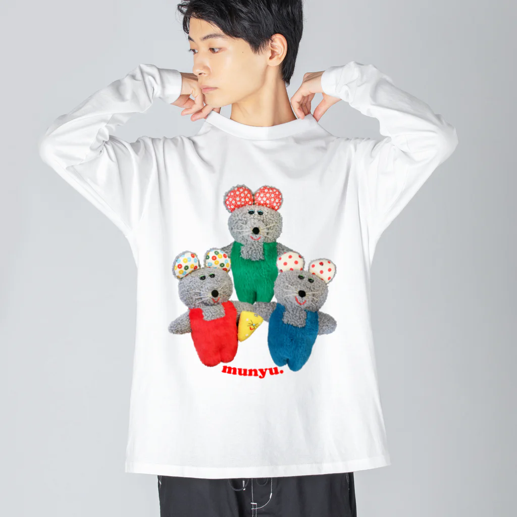 むにゅのつりずぼんず ビッグシルエットロングスリーブTシャツ