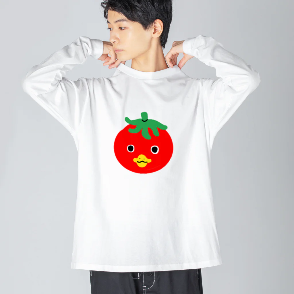 妖怪ちゃんのトマトカッパ ビッグシルエットロングスリーブTシャツ