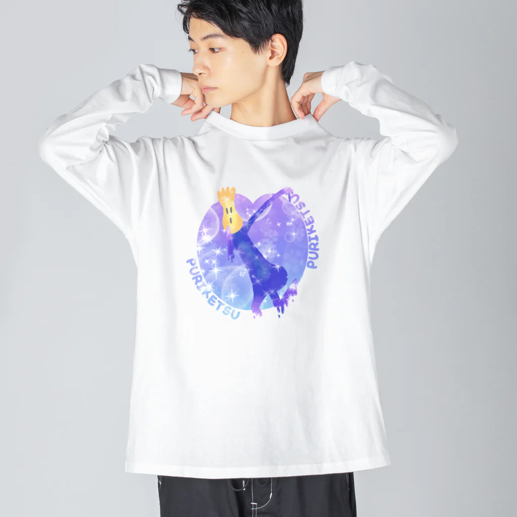 pomemamianのゆめかわプリケツワンダーランド ビッグシルエットロングスリーブTシャツ