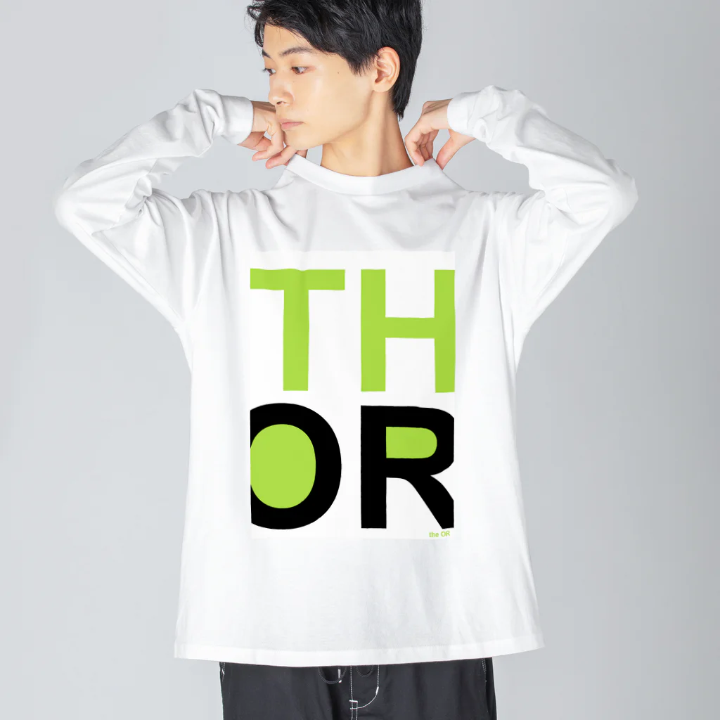 THE ORのTHE OR ビッグシルエットロングスリーブTシャツ1 ビッグシルエットロングスリーブTシャツ