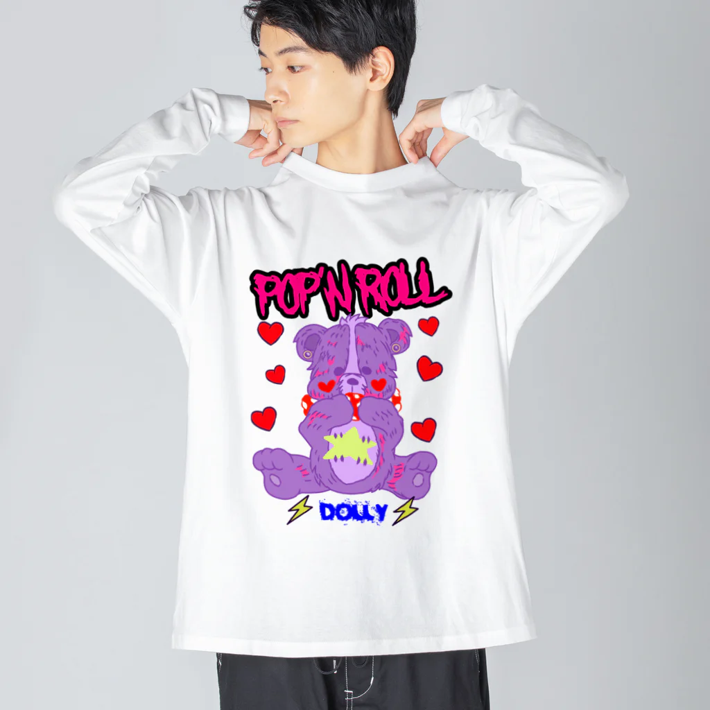 POP'N ROLLのpop'n bear ビッグシルエットロングスリーブTシャツ