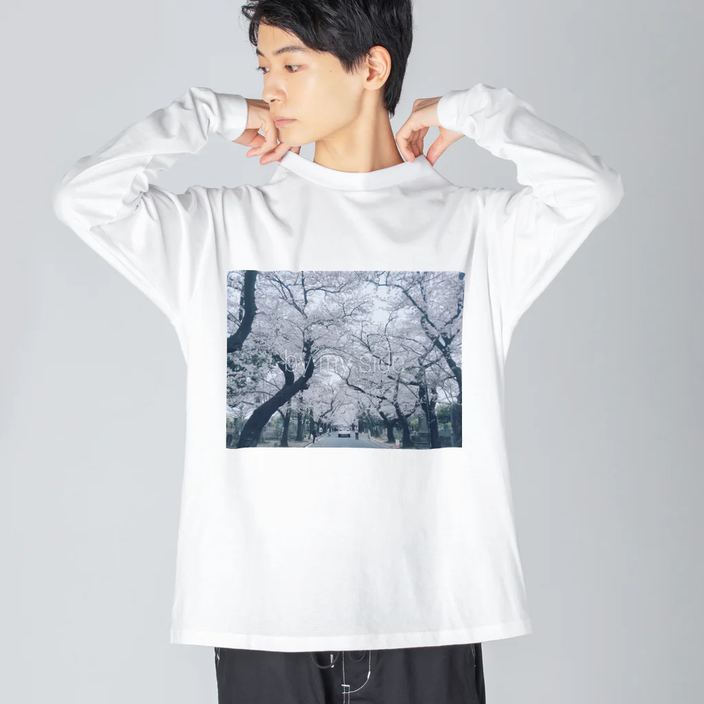 coco70のby my side ロンT by coco70 Big Long Sleeve T-Shirt