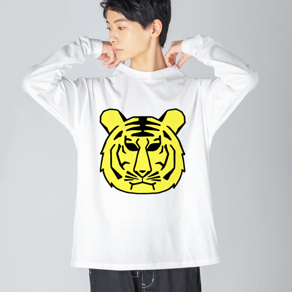 ムエックネのタイガー Big Long Sleeve T-Shirt