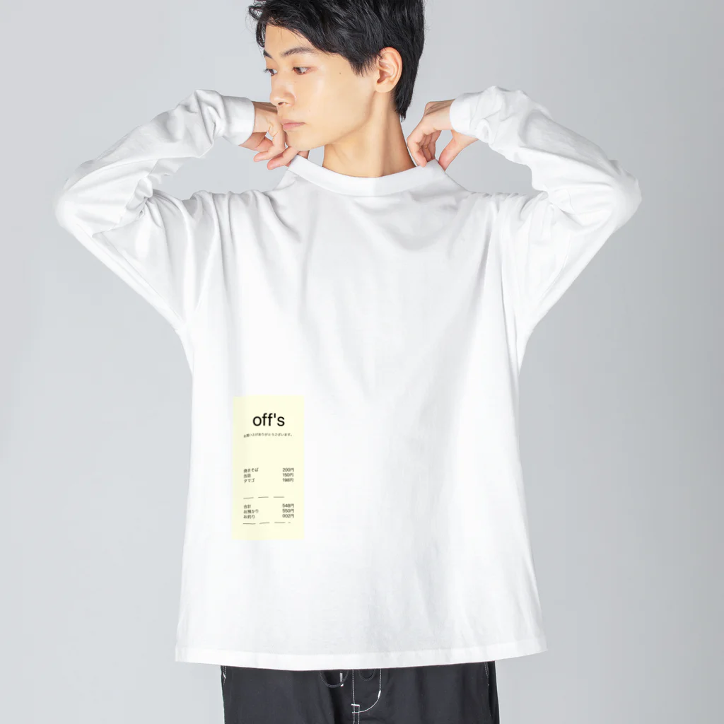 miya3838_の雷とマグマとレシート Big Long Sleeve T-Shirt