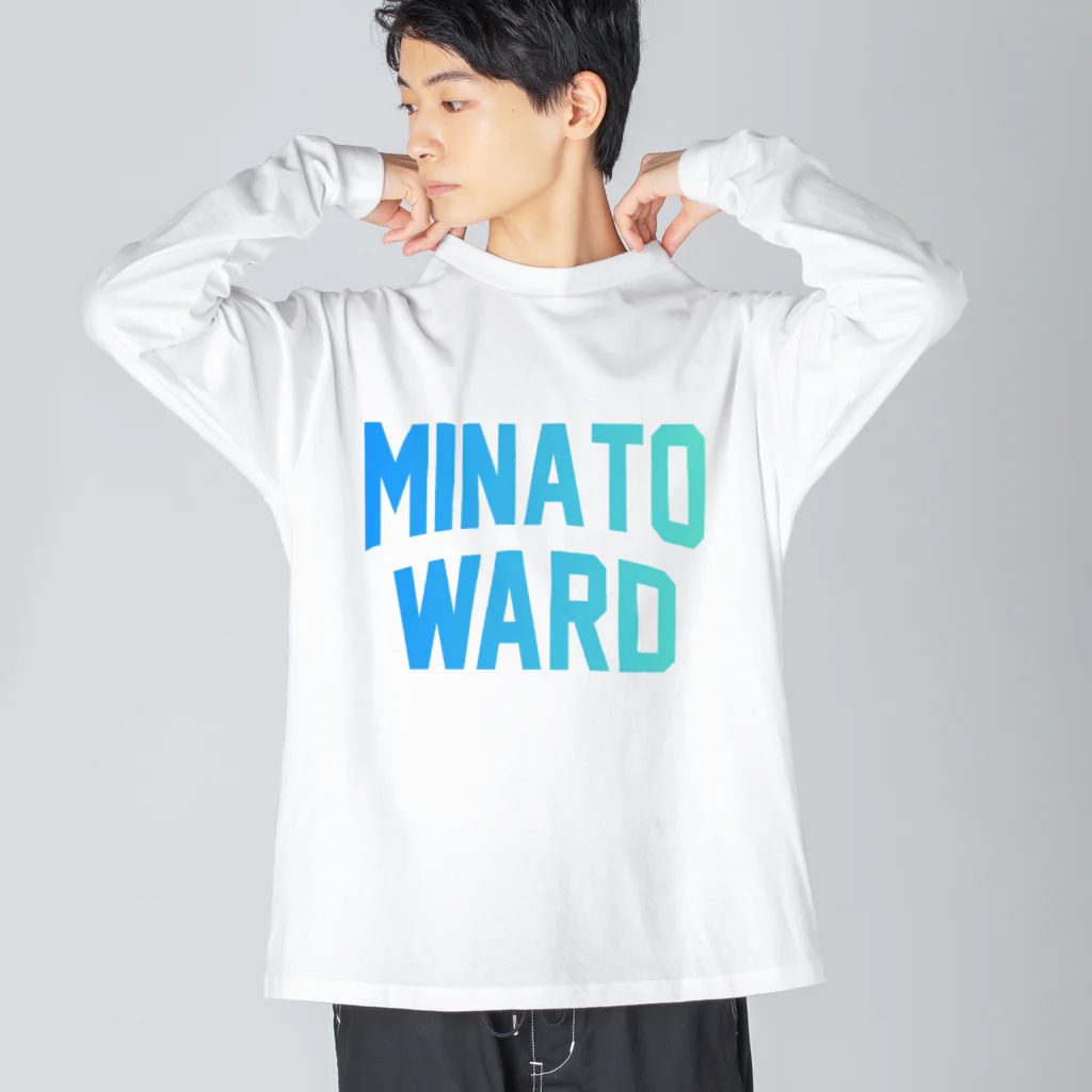 JIMOTO Wear Local Japanの港区 MINATO WARD ビッグシルエットロングスリーブTシャツ