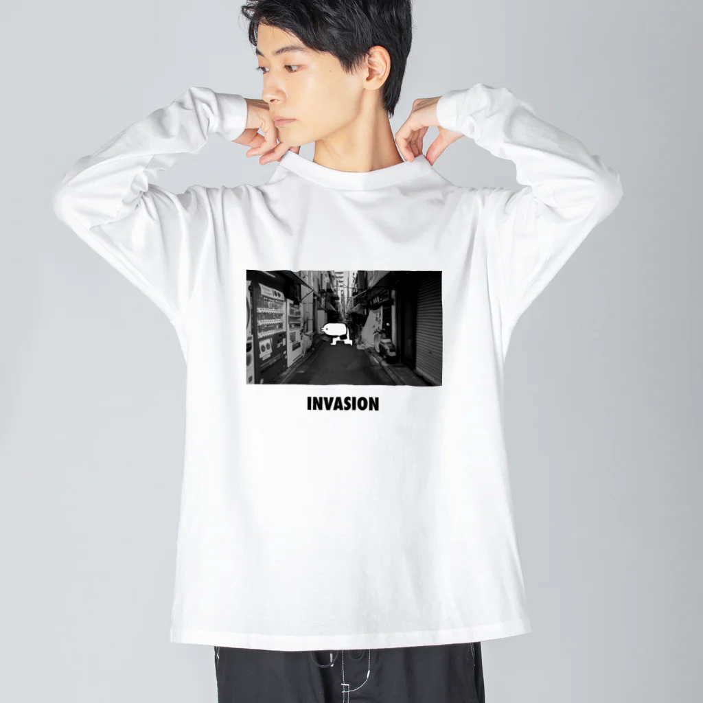 ぷにおもちSHOPのインベイジョン・ロジ Big Long Sleeve T-Shirt