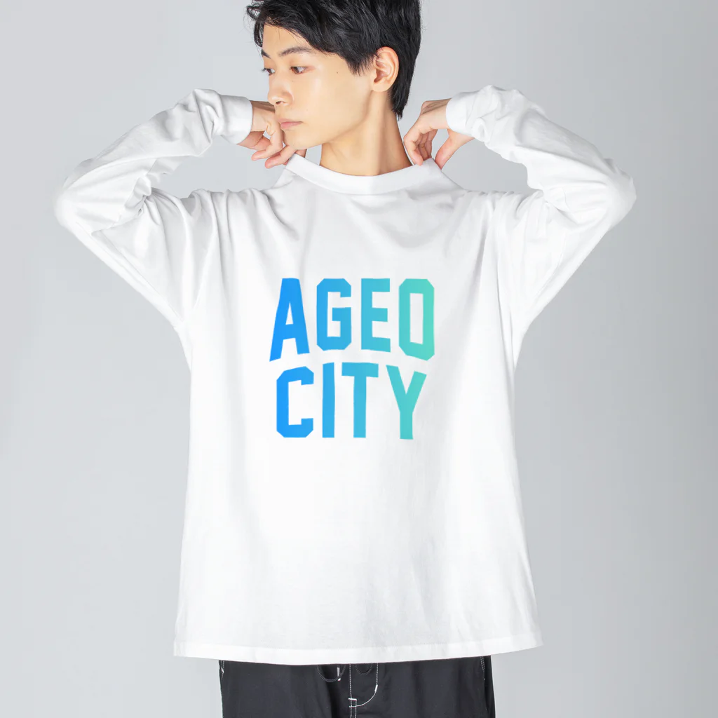 JIMOTO Wear Local Japanの上尾市 AGEO CITY ビッグシルエットロングスリーブTシャツ