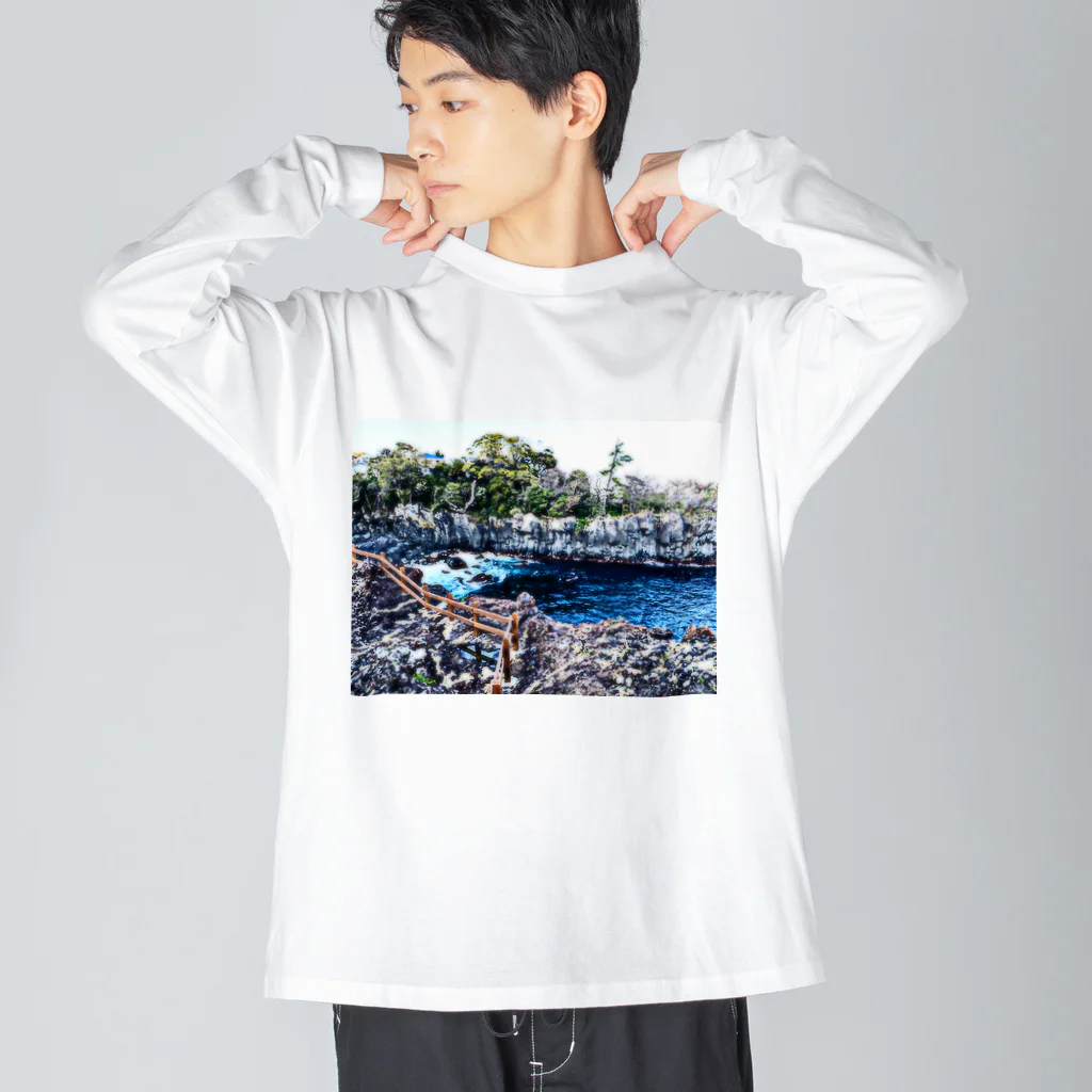 センジュの留まるところ ビッグシルエットロングスリーブTシャツ