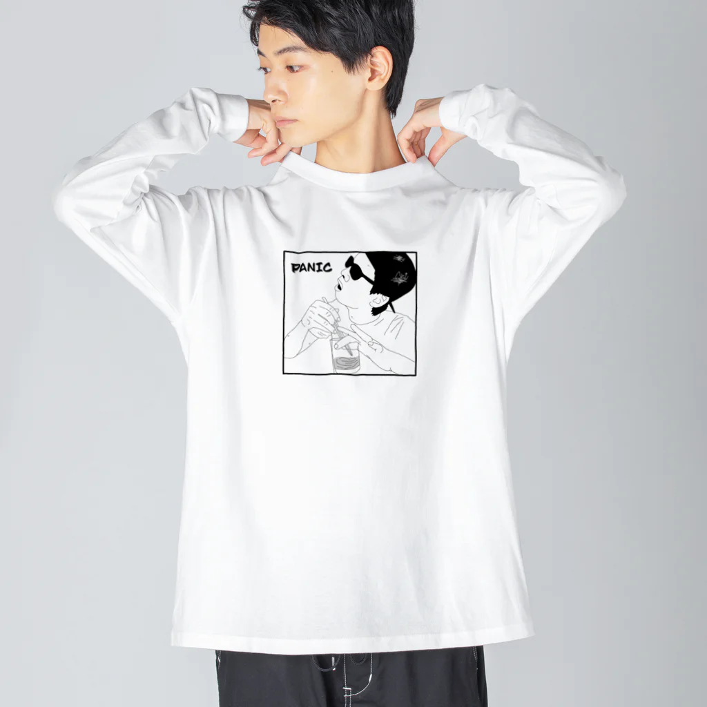 snaggedgorillaのGMKZ 原点回帰 ビッグシルエットロングスリーブTシャツ