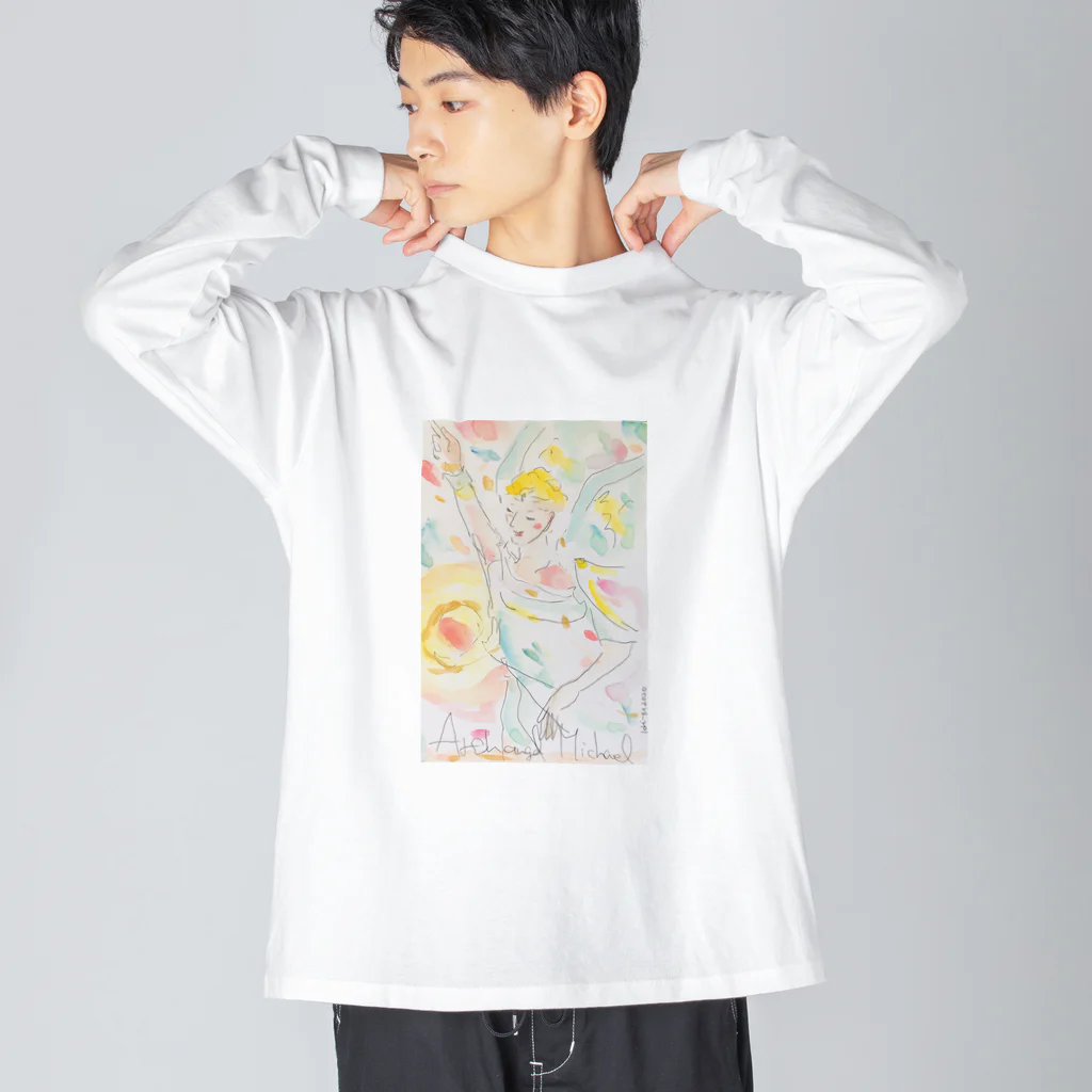 ラ・タンドレスの大天使ミカエル Big Long Sleeve T-Shirt