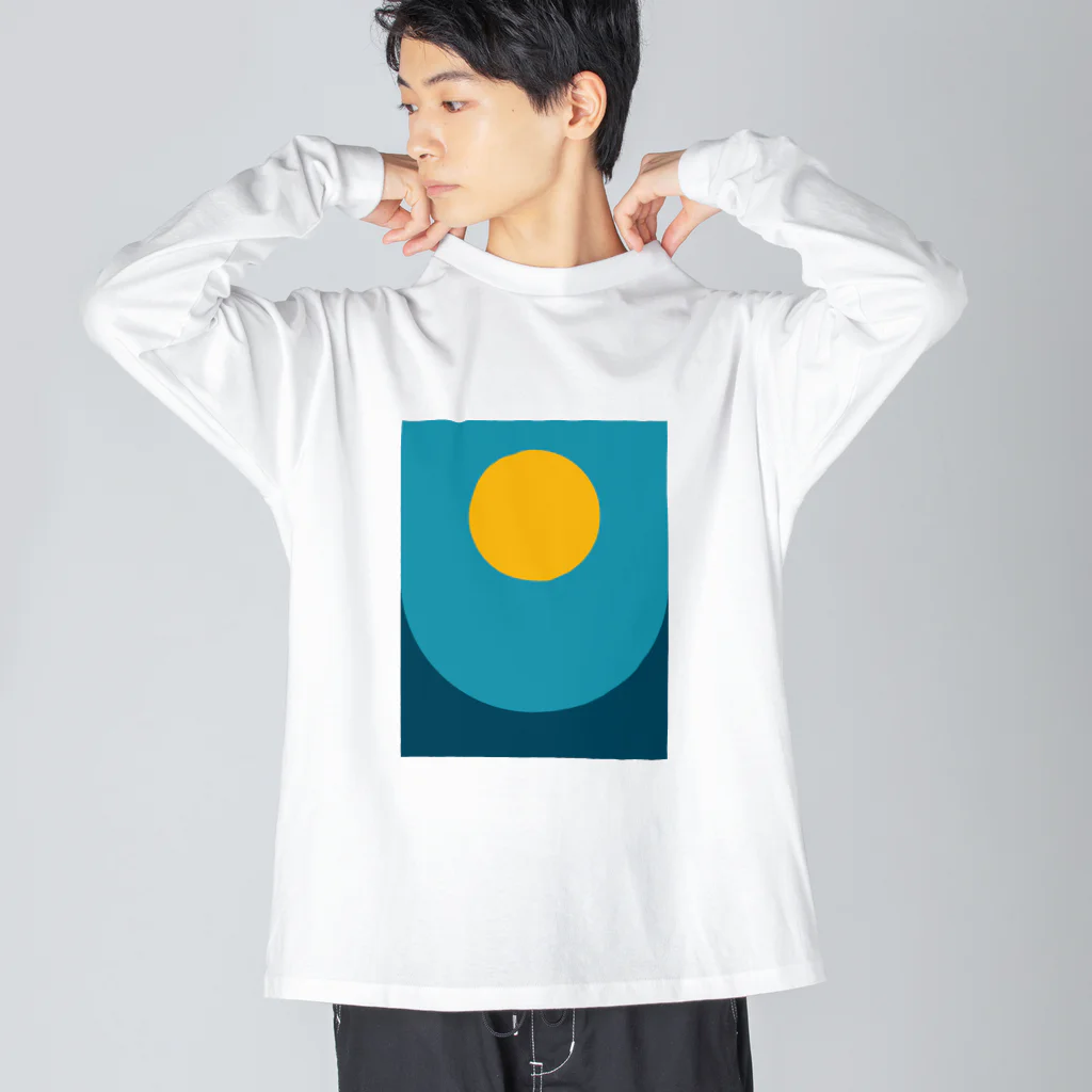 レトロ屋の月夜 Big Long Sleeve T-Shirt