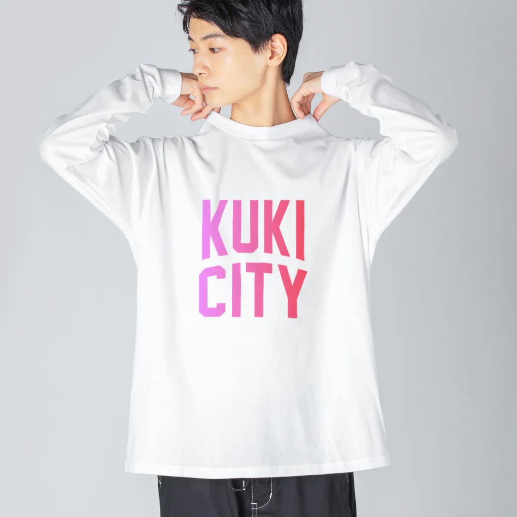 JIMOTOE Wear Local Japanの久喜市 KUKI CITY Big Long Sleeve T-Shirt