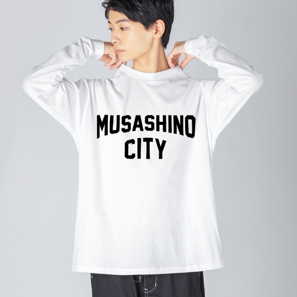 JIMOTO Wear Local Japanの武蔵野市 MUSASHINO CITY Big Long Sleeve T-Shirt