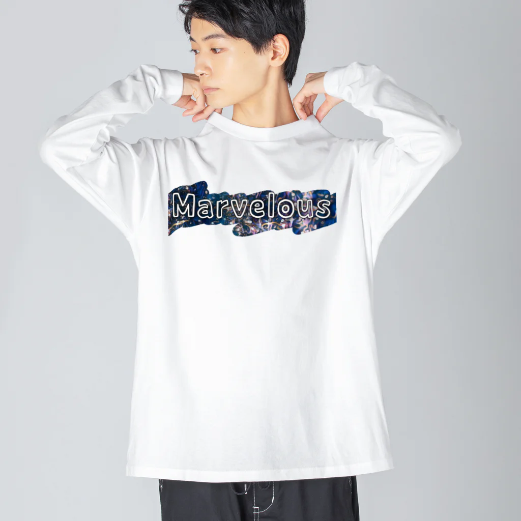 響のMarvelousWorld Big Long Sleeve T-Shirt